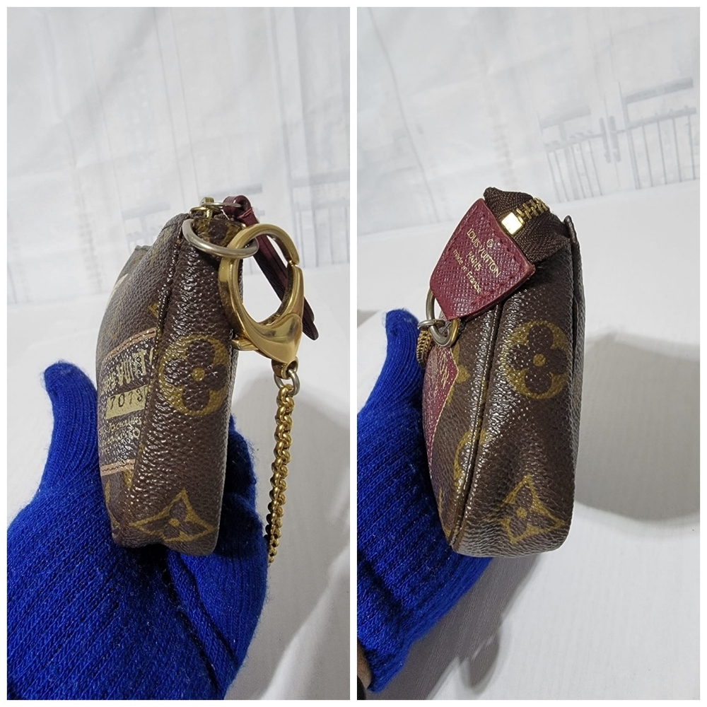 Louis Vuitton Monogram Mini Pochette Accessoire Pouch Brown - Picture 12 of 15